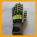 Graue PU beschichtete Level 5 TPR Cut Resistant Impact Handschuhe Mechaniker Handschuhe